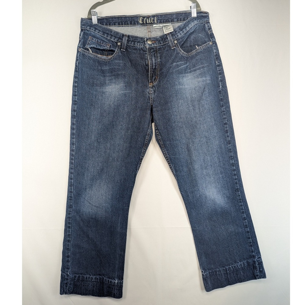 Cruel Georgia Denim Jeans Women's 17L Dark Wash‎ Bootcut Casual